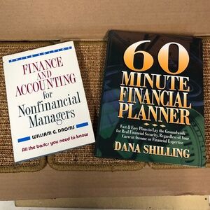 2 Finance Accounting Planning Basics Books: 60 Min Planner, Nonfinancial Manager